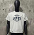 HIGHWAY TO HEAVEN T-shirt featuring a distressed design with a bold Jesus graphic on a white background.