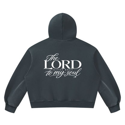 Jesus Christ “Vintaged” Wash Boxy Hoodie