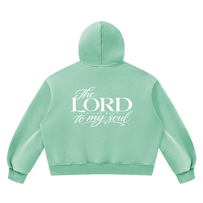 Jesus Christ “Vintaged” Wash Boxy Hoodie
