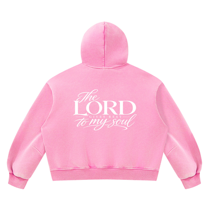 Jesus Christ “Vintaged” Wash Boxy Hoodie